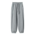 thumbnail image 1 of Timegard Toddler Girl Clothes Sweatpants Comfy Baggy Solid Color Casual Kids Workout Trousers Fashion, 1 of 3