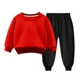 thumbnail image 1 of Timegard Unisex Baby Clothes Boy Girl Sweatsuit Outfits Fall Winter Long Sleeve Pants Warm Infant Sets, 1 of 1