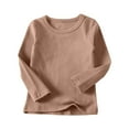 thumbnail image 1 of Timegard Unisex Baby Clothes Toddler Sweatshirts Boy Girl Solid Color Pullover Comfy Infant Tops Fall, 1 of 8