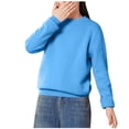 thumbnail image 1 of Timegard Winter Baby Clothes Fall Boy Girls Knit Comfy Warm Pullover Casual Loose Kids Solid Color Tops, 1 of 6