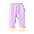 thumbnail image 1 of Timegard Winter Clothes for Girl Boy Kids Fleece Cotton Sweatpants Warm Comfy Casual Unisex Trousers with Pockets, 1 of 3