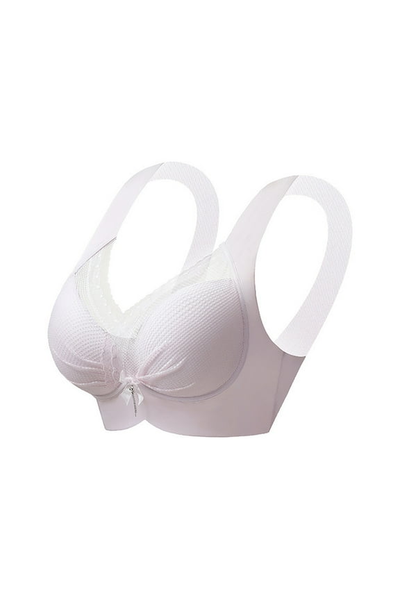 Wireless Bras for Women Back Smoothing Full Support Mesh Breathable Comfy Sleep Daily Bras