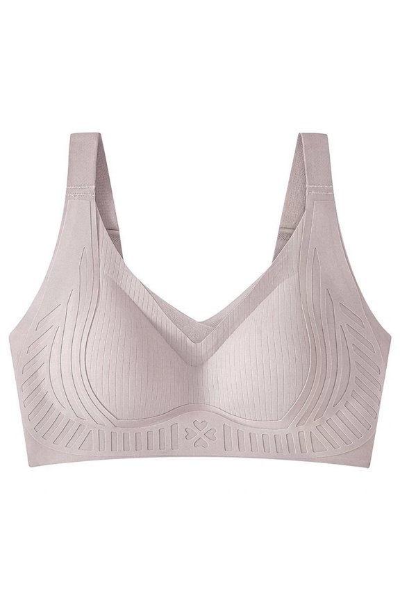 Wireless Bras for Women Mesh High Support Adjustable Strap Comfy Seamless No Underwire Bras M-3XL