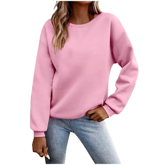 Timegard Women Crew Neck Sweatshirt Long Sleeve Lightweight Sweatshirts Plain Raglan Loose Comfy Daily Pullover