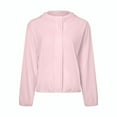 thumbnail image 1 of Timegard Womens Hoodies Breathable Lightweight Long Sleeve Tops Sun Protection Jackets Solid Color, 1 of 2