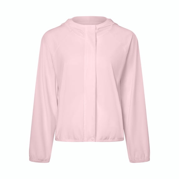 Timegard Womens Hoodies Breathable Lightweight Long Sleeve Tops Sun Protection Jackets Solid Color