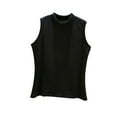 thumbnail image 1 of Timegard Womens Mock Neck Crop Top Basic High Collar Tank Top Summer Casual Sleeveless Shirts Top, 1 of 3