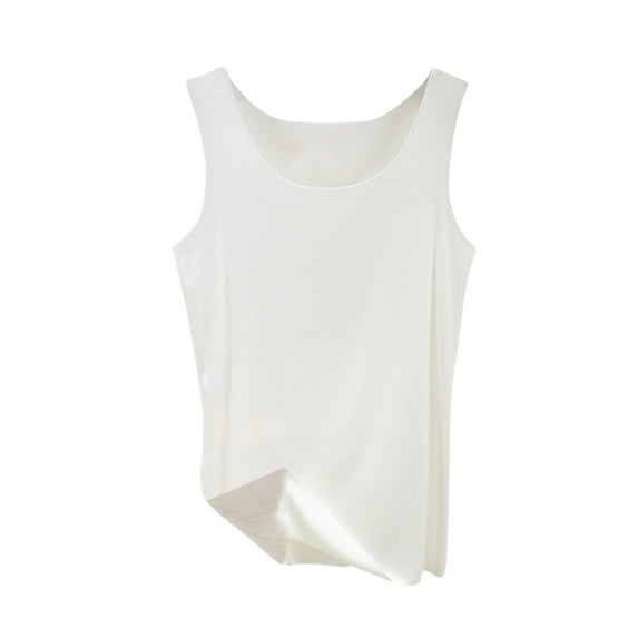 Timegard Womens Pjs Tank Tops Sleeveless Round Neck Comfy Soft Loungewear Casual Pajamas Shirts Top