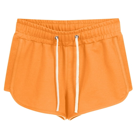 Timegard Womens Plus Size Shorts Elastic Waisted Drawstring Sweatshorts Comfy Summer Running Gym Shorts