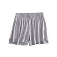 thumbnail image 1 of Timegard Womens Shorts Pajamas Summer Loungewear Side Split Elastic Waist Loose Comfy Casual Workout Shorts, 1 of 3