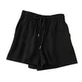 thumbnail image 1 of Timegard Womens Sweat Shorts High Waisted Drawstring Running Trackshorts with Pockets Workout Shorts, 1 of 4