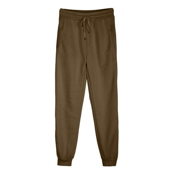 Timegard Womens Sweatpants Elastic High Waist Drawstring Solid Color Workout Running Gym Pants Pockets
