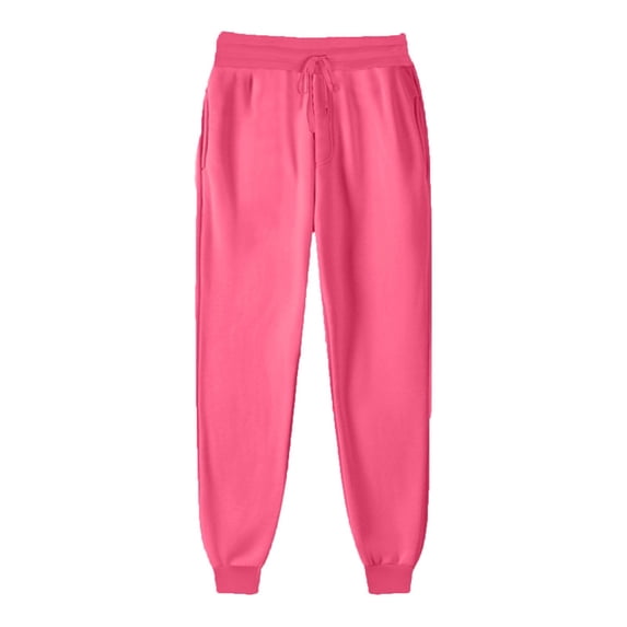 Timegard Womens Sweatpants Joggers Elastic High Waist Drawstring Solid Color Workout Running Gym Pants Pockets