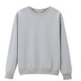 thumbnail image 1 of Timegard Womens Sweatshirts Fall Crewneck Long Sleeve Shirts Lightweight Tops Casual Loose Basic Pullover, 1 of 5