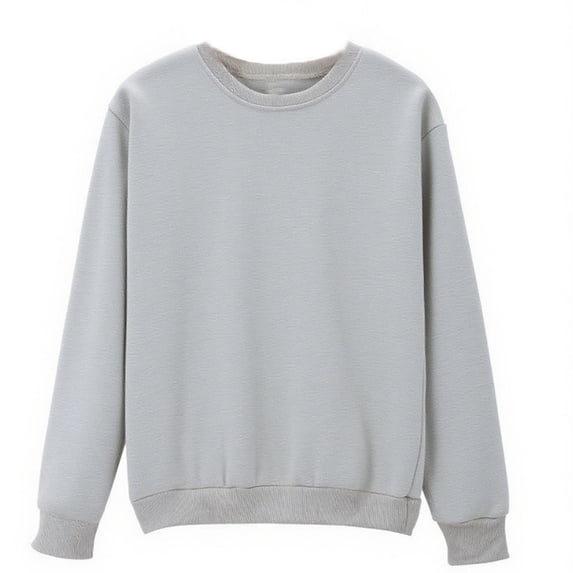 Timegard Womens Sweatshirts Fall Crewneck Long Sleeve Shirts Lightweight Tops Casual Loose Basic Pullover