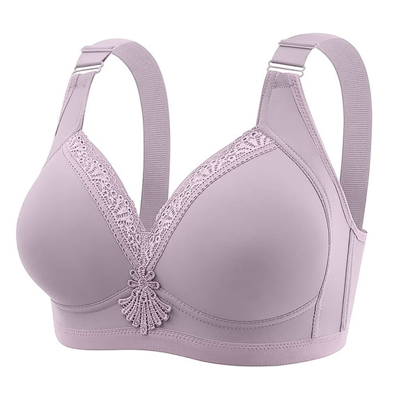 Timegard Womens Wireless Bras with Support Adjustable Strap Breathable Full Coverage Comfort Daily Bras