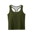 thumbnail image 1 of Timegard Womens Yoga Tank Tops with Built in Bra Scoop Neck Racerback Casual Gym Sleeveless Shirts Top, 1 of 4