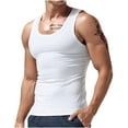 thumbnail image 1 of Timegard Workout Tops for Men Round Neck Sleeveless Tee Shirts Comfy Casual Workout Tank Top Summer, 1 of 6