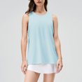 thumbnail image 1 of Timegard Workout Tops for Women Round Neck Athletic Running Tank Tops Sleeveless Loose Casual T Shirts, 1 of 4