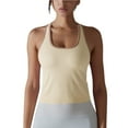 thumbnail image 1 of Timegard Workout Tops for Women Square Neck Racerback Sleeveless Stretch Skinny Cropped Yoga Tank Top, 1 of 7