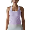 thumbnail image 1 of Timegard Workout Tops for Women Square Neck Racerback Sleeveless Stretch Skinny Cropped Yoga Tank Top, 1 of 7