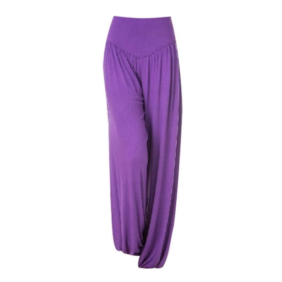 Timegard Yoga Pants for Women Crisscross Baggy Solid Color Workout Pants Casual Comfy Trousers for Dance