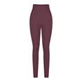 thumbnail image 1 of Timegard Yoga Pants for Women High Waist Skinny Comfy Solid Color Leggings Workout Running Gym Pants, 1 of 5