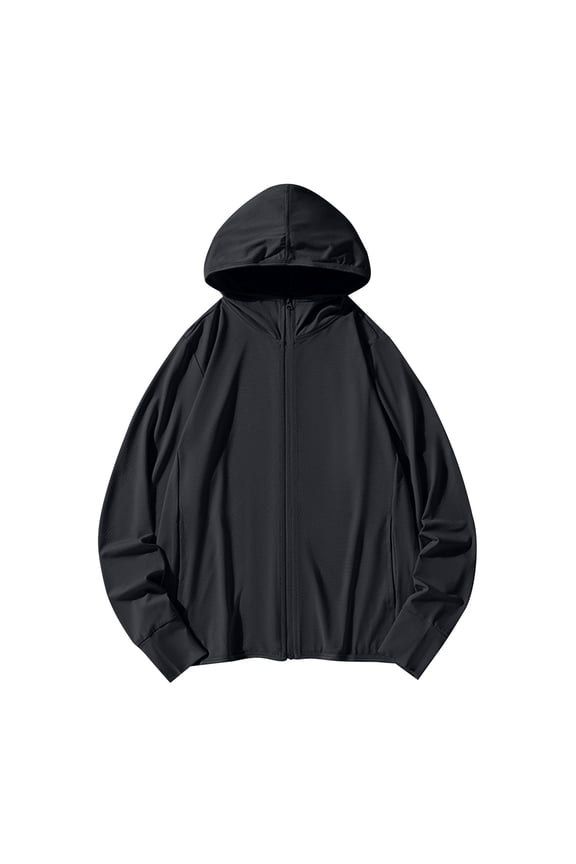 Zip up Jacket for Women Sun Protective Breathable Hoodies Loose Lightweight Summer Jackets