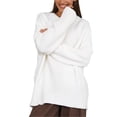 thumbnail image 1 of Timegrad Sweaters for Women Oversized Long Sleeve Pullover Tops Loose Comfy Crewneck Blouses Fall Winter, 1 of 9
