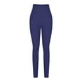 thumbnail image 1 of Timegrad Yoga Leggings for Women High Waist Stretch Solid Color Cropped Pants Comfy Workout Tights, 1 of 5