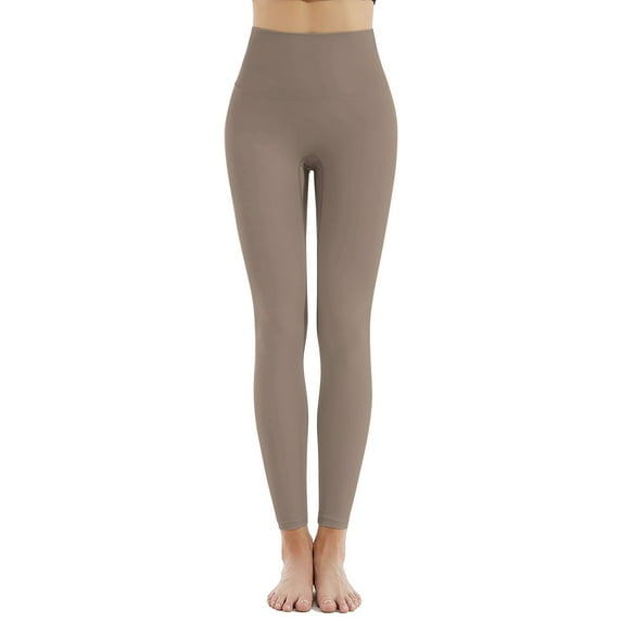 Timegrad Yoga Leggings for Women High Waist Stretch Solid Color Skinny Athletic Workout Gym Pants Fall