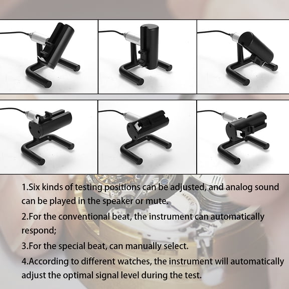 Timegrapher,Precise Watch Test Watch Test Tool Professional Precise Watch Xibany Watch Calibration Tool Rate Amplitude Be-at Amplitude Be-at Error Rate Amplitude Tool Rate Siuke