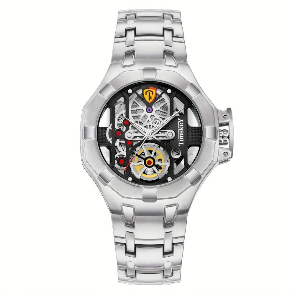 TimekeY Classic Diamond Gold Watches for Men, Stainless  display picture 1