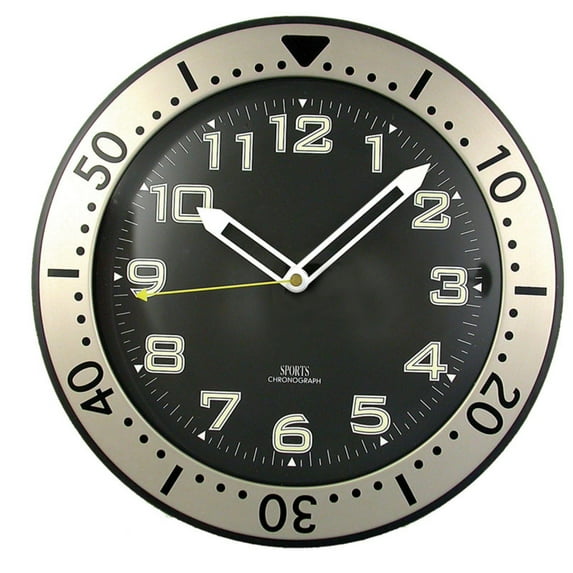 Timekeeper 12" Round Chronograph Design Wall Clock