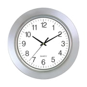 Timekeeper 13" Chrome Bezel Round Wall Clock
