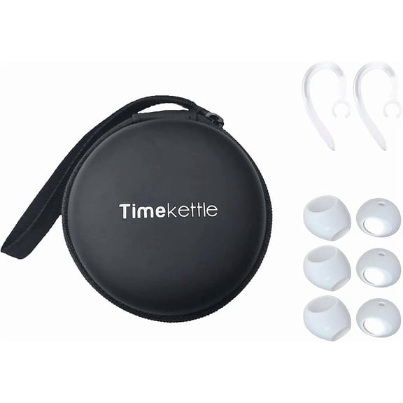 Timekettle Accessories For Wt2 Edge/W3 Translator Earbuds, Including carry case, 1 pair Earbuds tipsk, 3 pairs earbuds hooks
