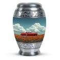 thumbnail image 1 of Timeless Beauty Amidst a Sea of Wildflowers - Ashes Urn Adult - Minimalist Solace - Sleek Urn for Modern Farewells - Chic Ashes Repository - 3 Inch, 1 Pc, 1 of 1