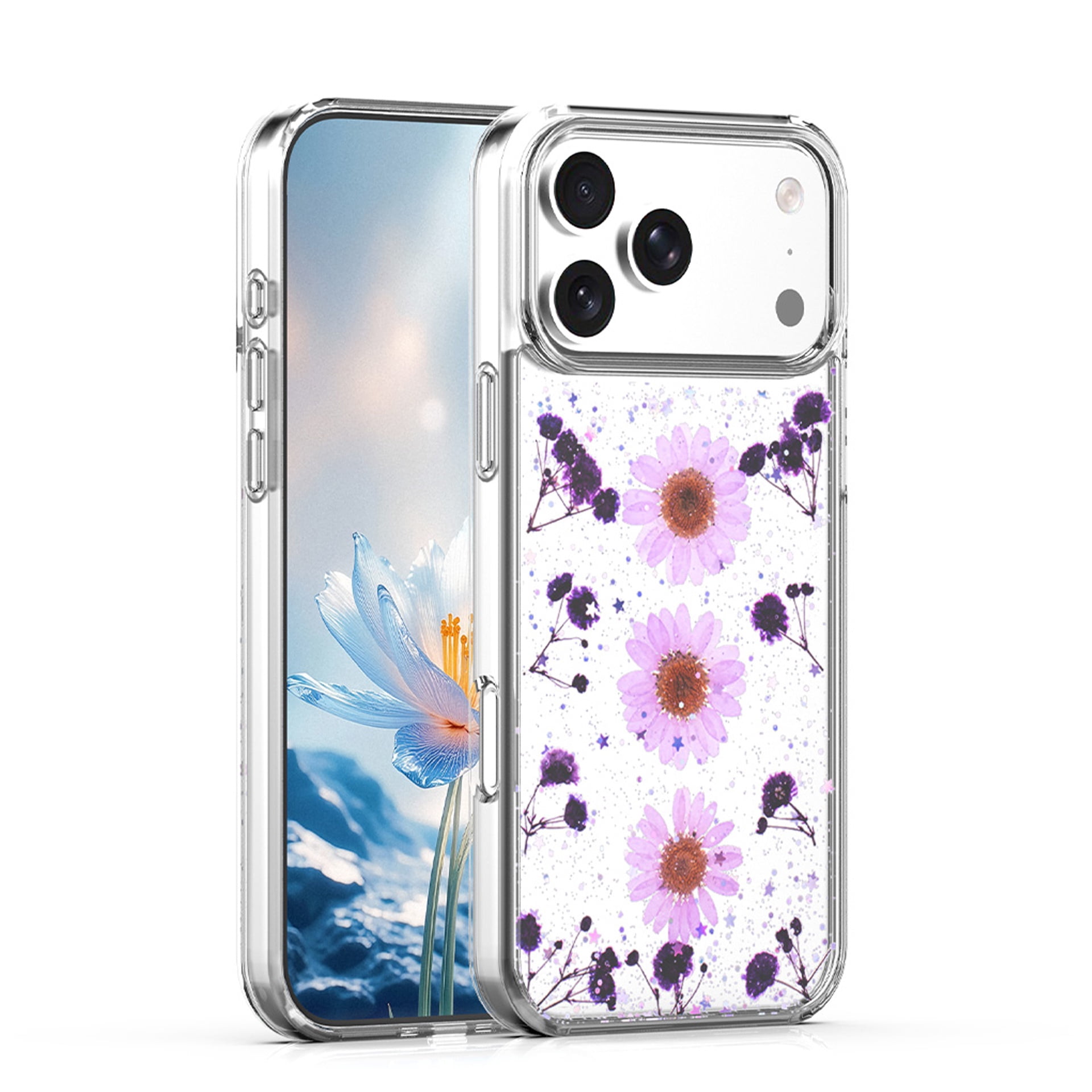 Timeless Blossom Design Case for iPhone 17 Pro Max - Pink Daisy