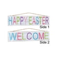 thumbnail image 1 of Timeless By Designs TBD Easter Decor - Welcome Happy Easter Reversible Two Side Sign, 1 of 1