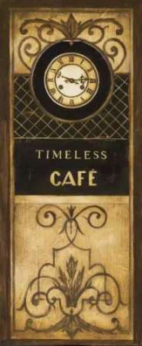 Timeless Cafe Canvas Art - Kimberly Poloson (10 x 20)