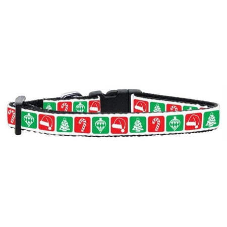 Timeless Christmas Nylon Ribbon Collar Cat Safety