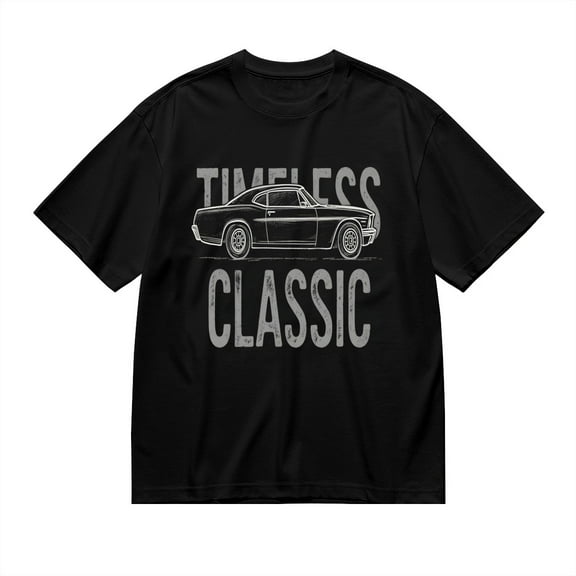 Timeless Classic, Vintage Car Print, Vintage T Shirt, Cotton T-Shirt for Men, 23611213,S