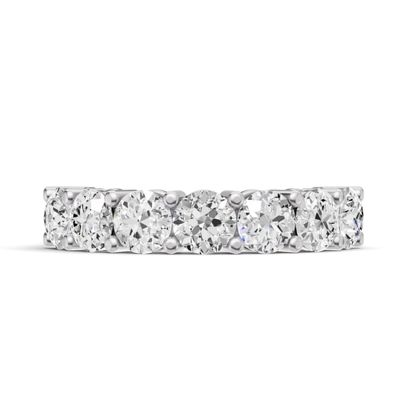 Timeless Classics 14K White Gold Round Lab Grown Diamond 7-Stone Engagement Wedding Ring - 0.50 CTW (Ring Size :9)