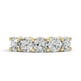 thumbnail image 1 of Timeless Classics 14K Yellow Gold Round Lab Grown Diamond 5-Stone Engagement Wedding Ring - 1.50 CTW (Ring Size :5), 1 of 6