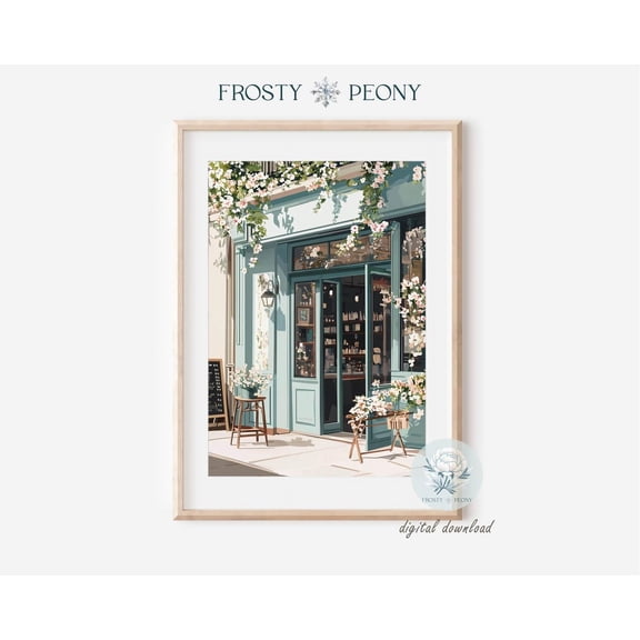 Timeless Coffee Shop Art Print, Cozy Morning Coffee Corner Art Print, Elegant Cafe Art, Wall Art, Modern Wall Decor, 12x18 UNFRAMED