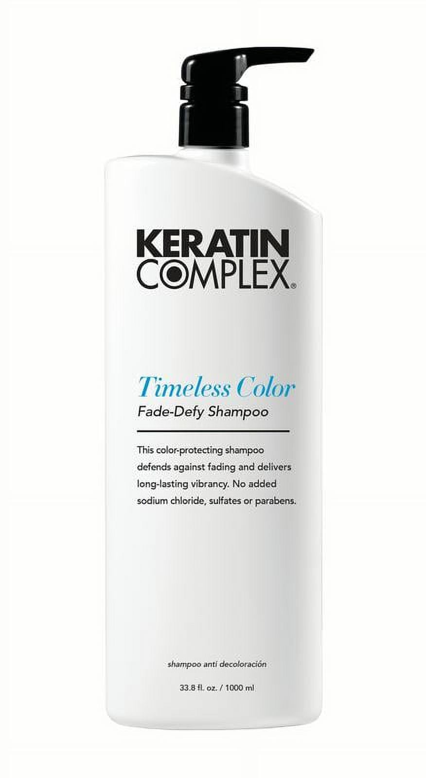Timeless Color Fade Defy Shampoo by Keratin Complex for Unisex 33.8 oz Shampoo