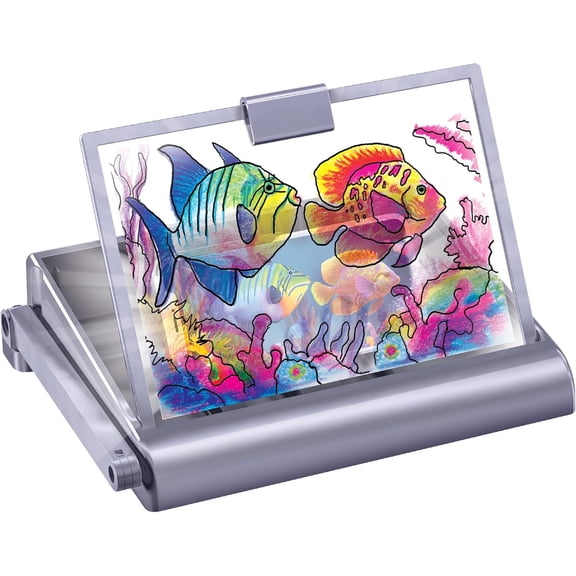 Timeless Creations 2-in-1 Visual Art Designer, Tracing Desk, Light Box Drawing Set with Phone Holder to Record and Post Drawing Videos, Great for Ages 8 and up