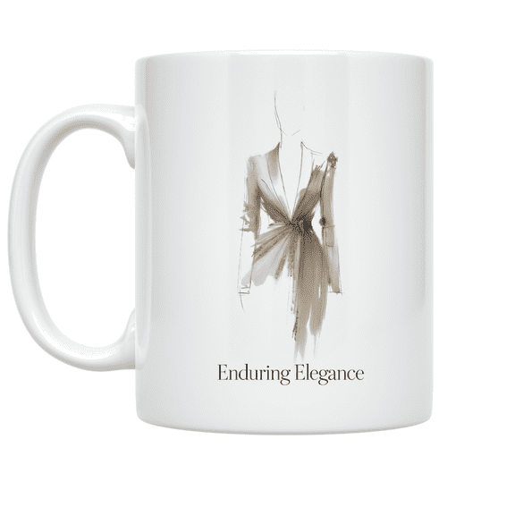 Timeless Elegance Blazer Design - Fashion Lover - 11 oz Ceramic Coffee Mug