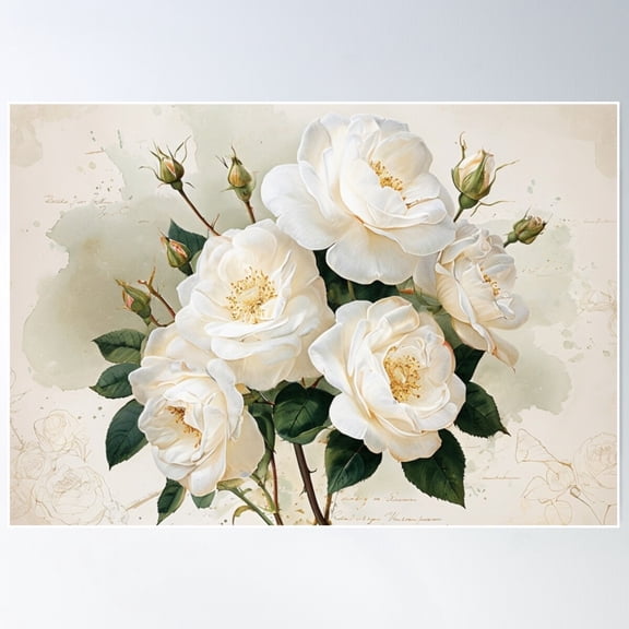 Timeless Elegance Poster Wall Art, Modern Wall Decor For Living Room Bedroom, 8x12 UNFRAMED