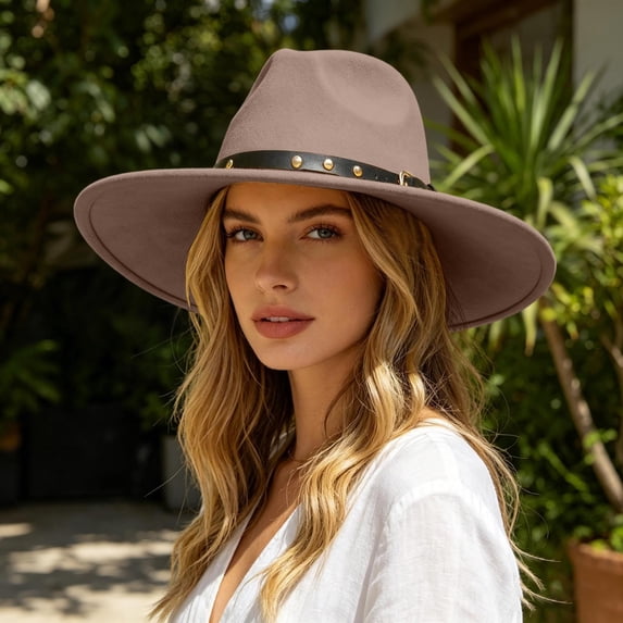 Timeless Fedora Hat For And – Wide Brim Jazz Style With Ethnic Design Flat Unisex Fashion Headwear, OTHER